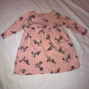 Old Navy baby girl Easter floral dress pink 6-12M